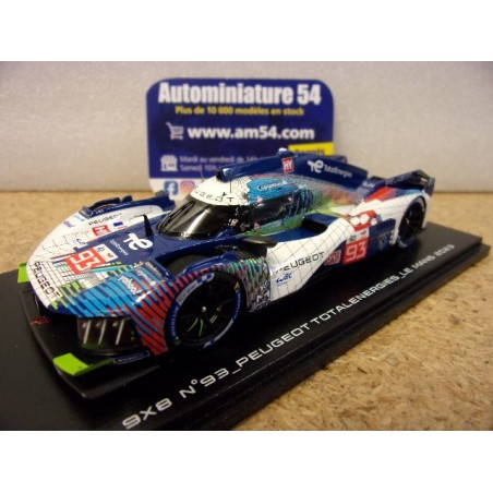 2023 Peugeot 9X8 n°93 Di Resta - Jensen - Vergne Le Mans S8729 Spark Model