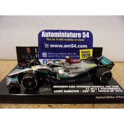 2022 Mercedes AMG Petronas W13 E n°44 Lewis Hamilton 300th GP French GP 417221244 Minichamps