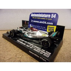2022 Mercedes AMG Petronas W13 E n°44 Lewis Hamilton 300th GP French GP 417221244 Minichamps