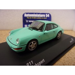 Porsche 911 - 964 RS ClubSport Mint Green 1992 S4312903 Solido