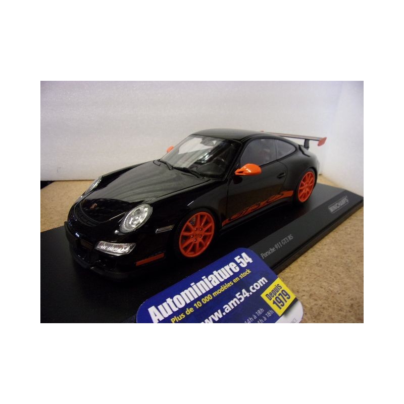Porsche 911 - 997 GT3 RS Black 2007 155062121 Minichamps