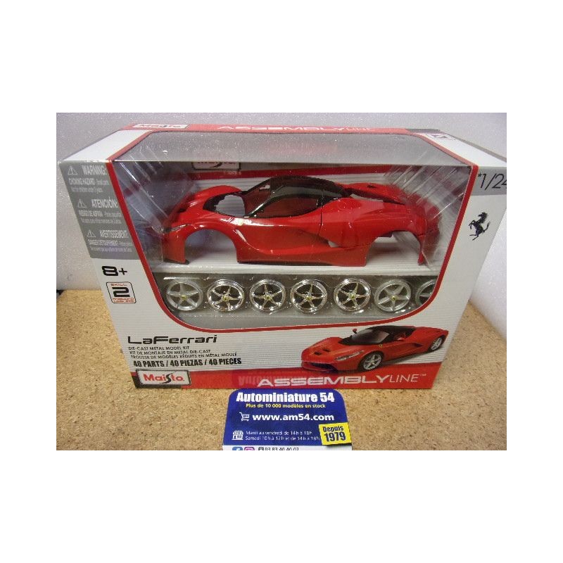 Ferrari LaFerrari Red 39129 Kit à Monter Maisto Assembly Line