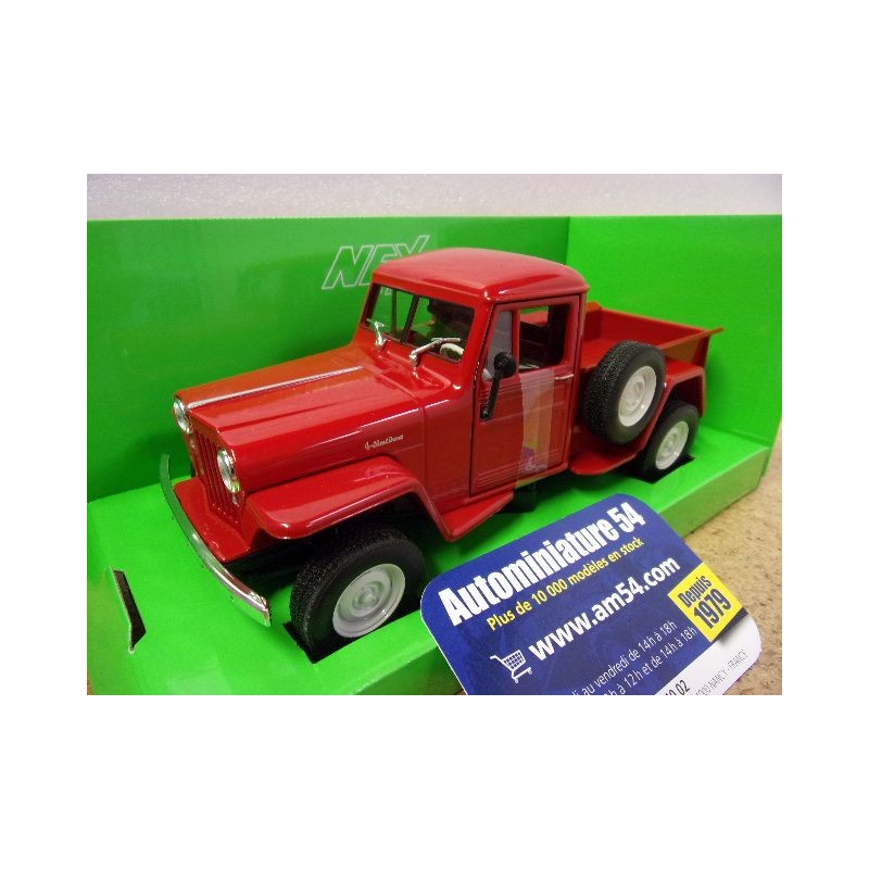 Jeep Willys Pick Up red 1947 24116Wr Welly