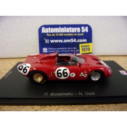 1967 Alfa Roméo 33 n°66 Bussinello - Galli 12H Sebring US315 Spark model