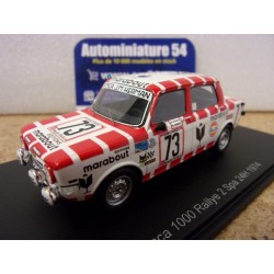1974 Simca 1000 Rally2 n°73 Herman - Lambert 24h SPA 100SPA06 Spark Model