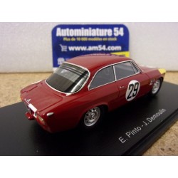 1966 Alfa Roméo 1600 GTA n°29 Pinto - Demoulin 2nd 24h SPA 100SPA09 Spark Model