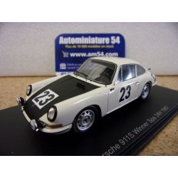 1967 Porsche 911S n°23 Gaban - Pedro 1st Winner 24h SPA 43SPA67 Spark Model