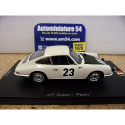 1967 Porsche 911S n°23 Gaban - Pedro 1st Winner 24h SPA 43SPA67 Spark Model