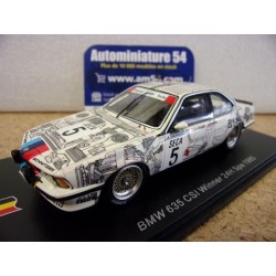 1985 BMW 635 CSI n°5 Ravaglia - Berger - Surer 1st Winner 24h SPA 43SPA85 Spark Model