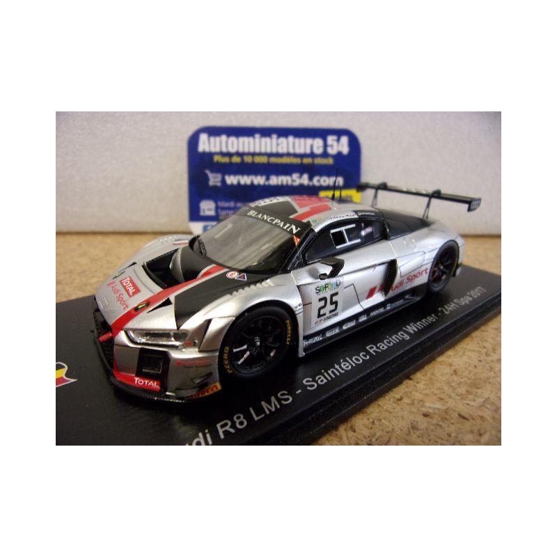 2017 Audi R8 LMS n°25 Hasse - Gounon - Winkelhock 1st Winner 24h SPA 43SPA2017 Spark Model