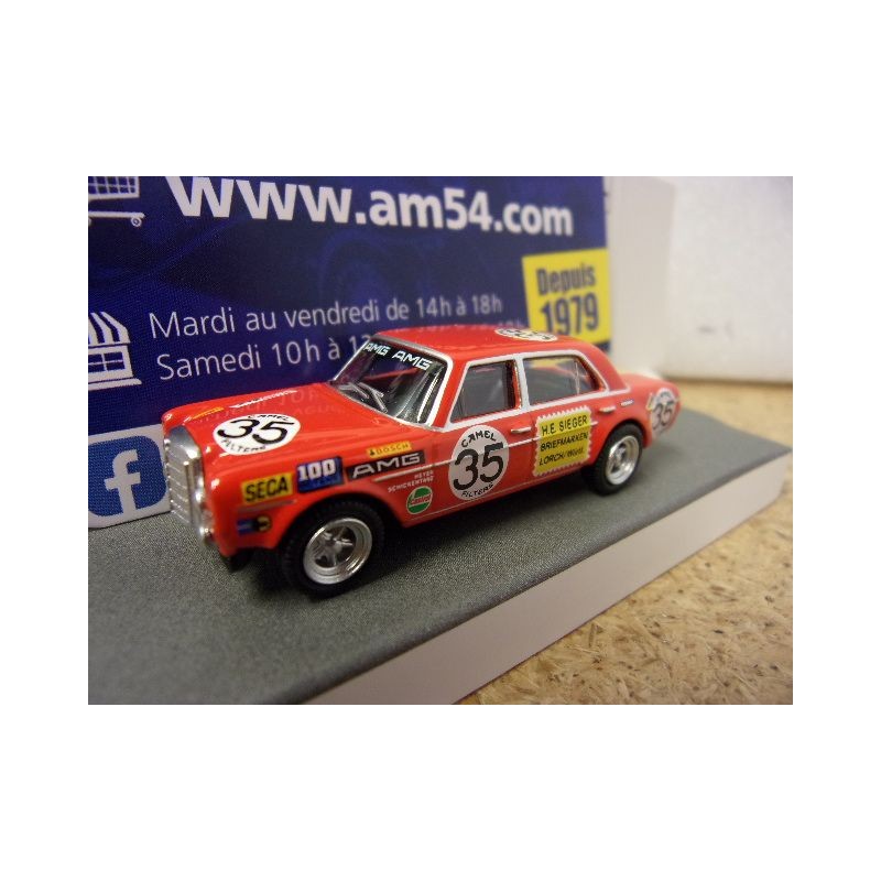 1971 Mercedes Benz 300 SEL 6.8 AMG n°35 24h Spa 452682300 Schuco 1/87