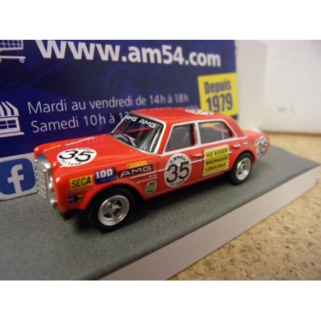 1971 Mercedes Benz 300 SEL 6.8 AMG n°35 24h Spa 452682300 Schuco 1/87