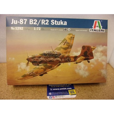 Ju 87 B2 R2 Stuka n°1292 Italeri  Maquette 1.72