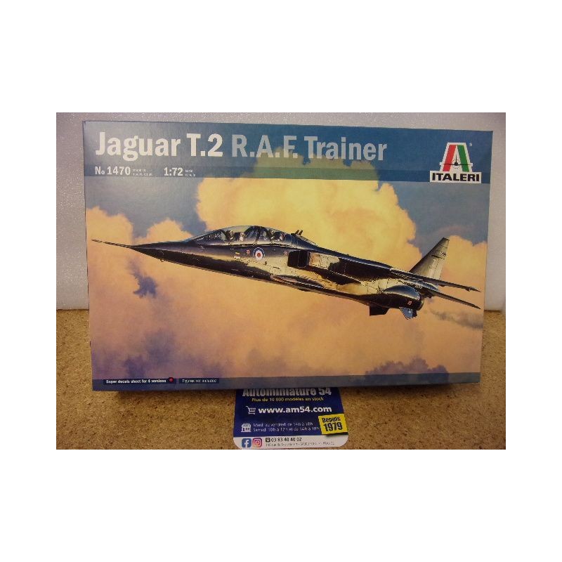 Jaguar T2 RAF Trainer n°1470 Italeri Maquette 1.72