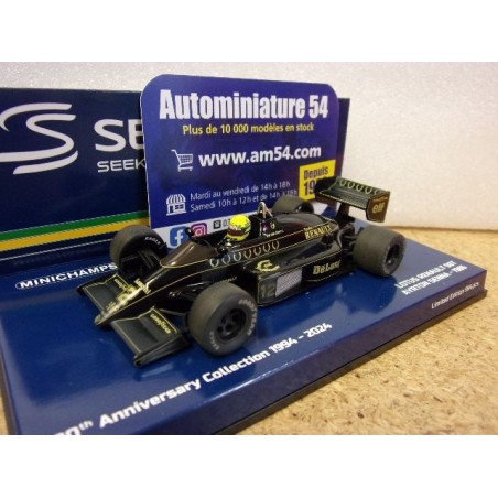 1986 Lotus 98T Ayrton Senna n°12 Dirty Version 540863312 Minichamps