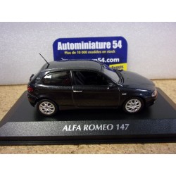 Alfa Roméo 147 Black Metallic 2005 940120561 MaXichamps