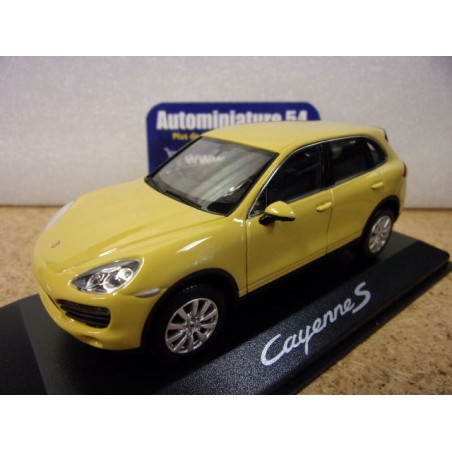 Porsche Cayenne S jaune 2010 WAP0200060B Minichamps