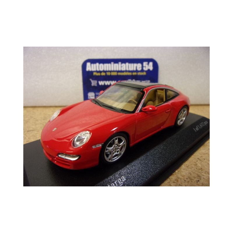 Porsche 911 - 997 Targa 2006 Red 400066160 Minichamps