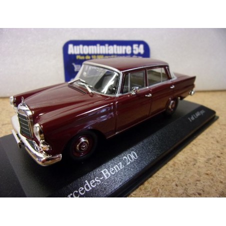 Mercedes Benz 200 Dark Red 1965 400037200 Minichamps