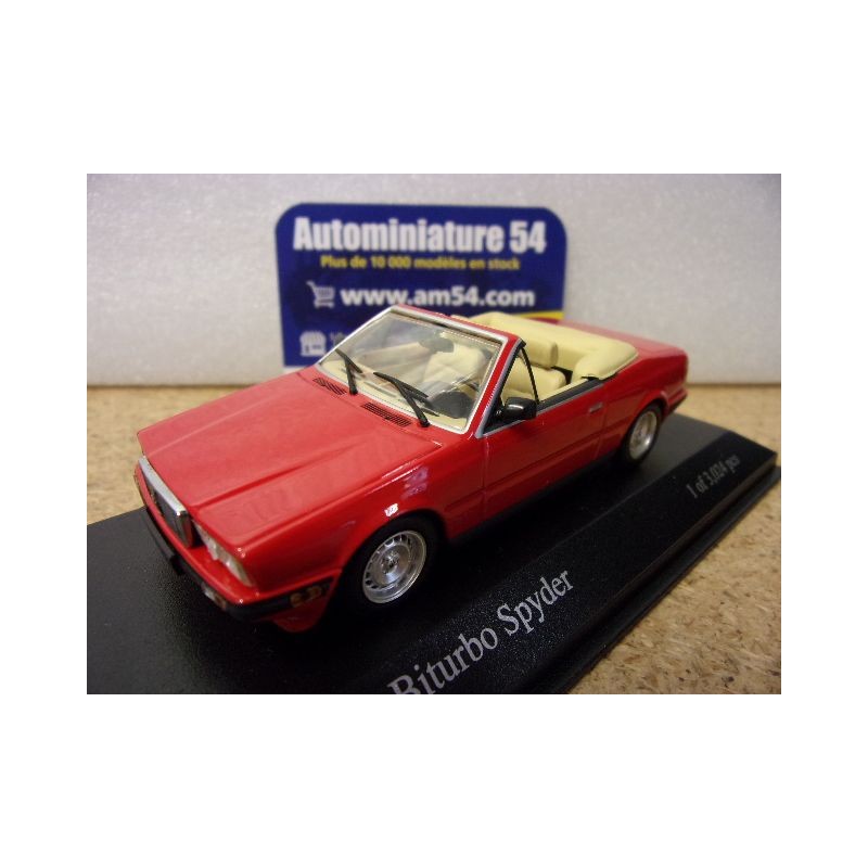 Maserati Biturbo Spyder Red 1966 400123530 Minichamps