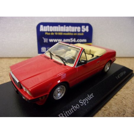 Maserati Biturbo Spyder Red 1966 400123530 Minichamps