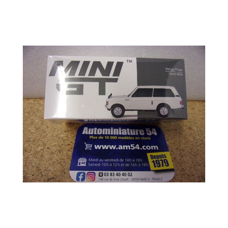 Range Rover Davos white MGT00658 True Scale Models Mini GT