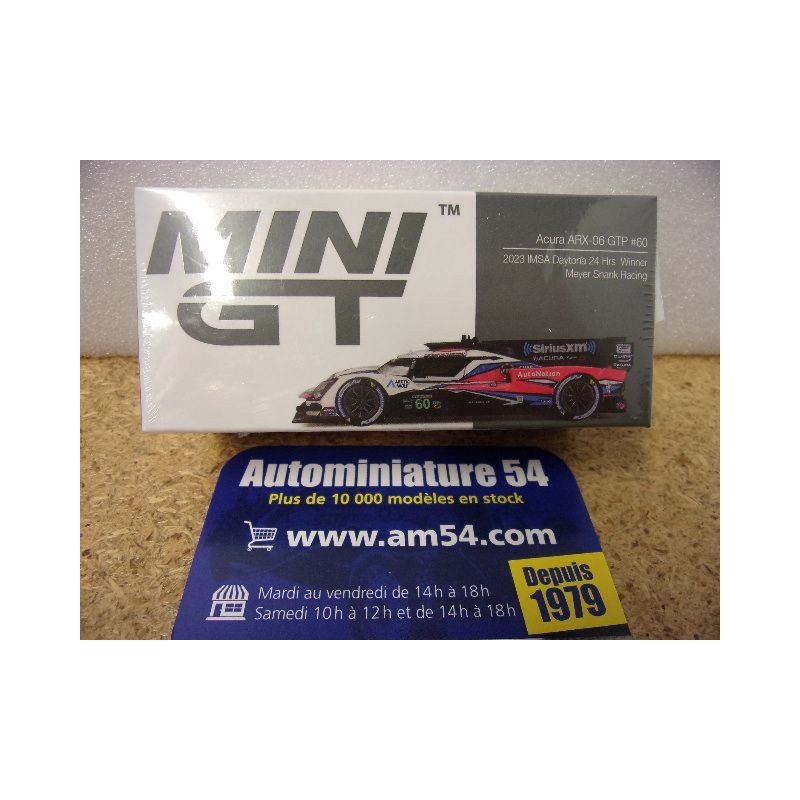 2023 Honda Acura ARX 06 GTP n°60 IMSA 24H 1s Winner Daytona MGT00668 True Scale Models Mini GT