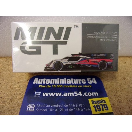 2023 Honda Acura ARX 06 GTP n°60 IMSA 24H 1s Winner Daytona MGT00668 True Scale Models Mini GT