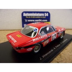 1974 BMW 3.0 CSi n°12 Xhenceval - Peltier - Dieudonné 1st Winner 24h SPA 43SPA1974 Spark Model