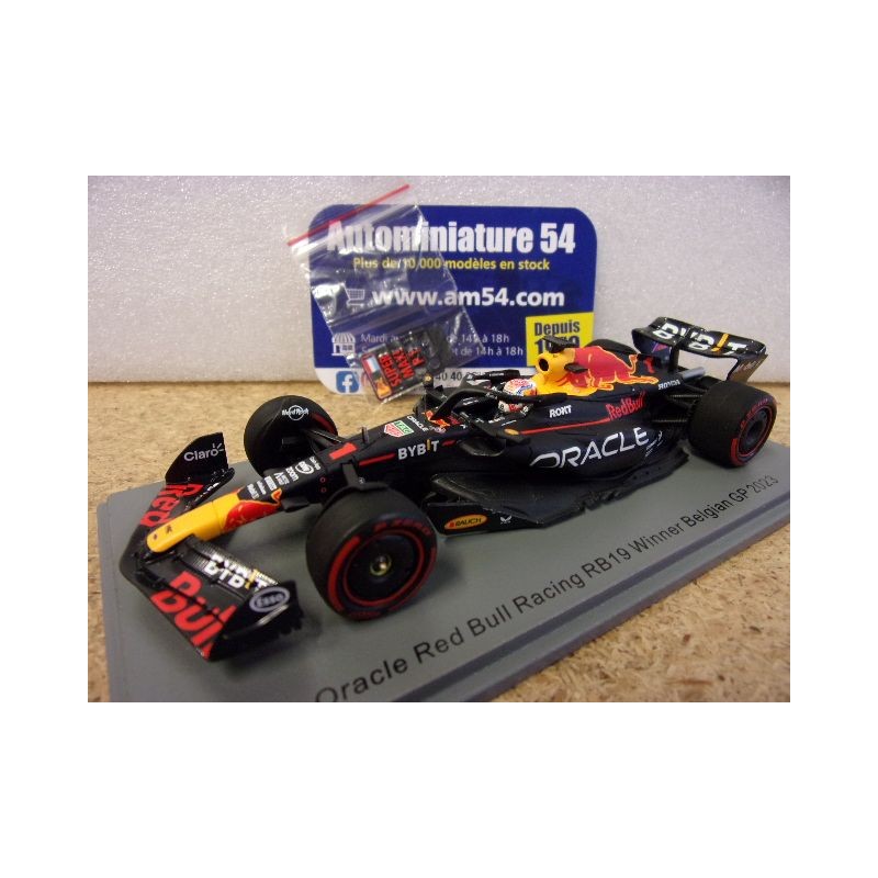 2023 Red Bull Honda RB19 n°1 Max Verstappen 1st Winner Belgian GP S8916 Spark Model