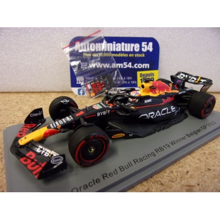 2023 Red Bull Honda RB19 n°1 Max Verstappen 1st Winner Belgian GP S8916 Spark Model