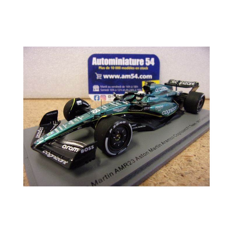 2023 Aston Martin AMR23 n°18 Lance Stroll 9th Canada GP S8598 Spark Model