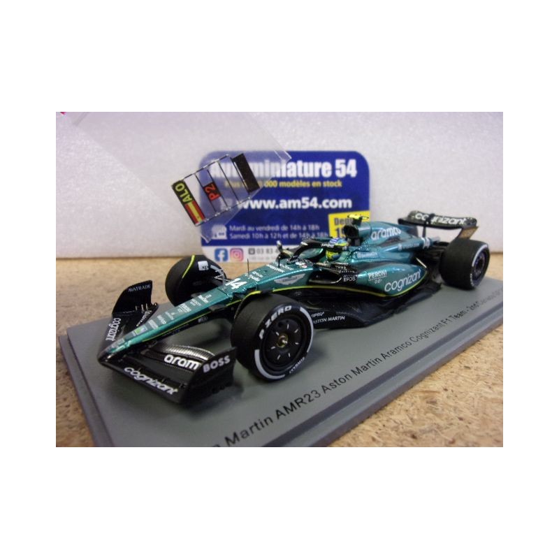 2023 Aston Martin AMR23 n°14 Fernando Alonso 2nd Canada GP S8597 Spark Model