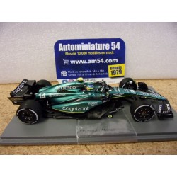 2023 Aston Martin AMR23 n°14 Fernando Alonso 2nd Canada GP S8597 Spark Model