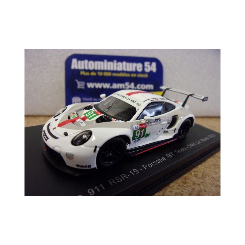 2021 Porsche Team 911 RSR-19 n°91 LMGTE pro Le Mans Y271 Spark Model Sparky