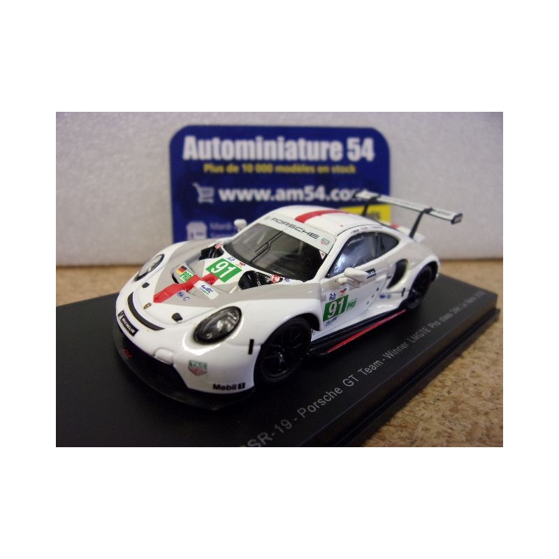 2022 Porsche Team 911 RSR-19 n°91 1st Winner LMGTE pro Le Mans Y273 Spark Model Sparky