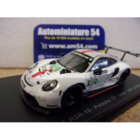 2022 Porsche Team 911 RSR-19 n°92 LMGTE pro Le Mans Y274 Spark Model Sparky