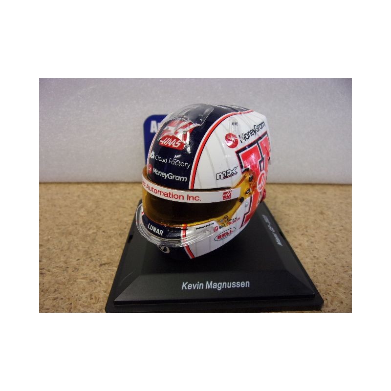 2023 Casque Kevin Magnussen HAAS Miami GP 1/5 5HF099 Spark Model