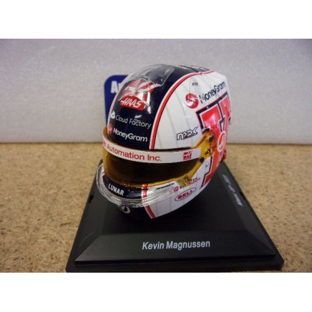 2023 Casque Kevin Magnussen HAAS Miami GP 1/5 5HF099 Spark Model