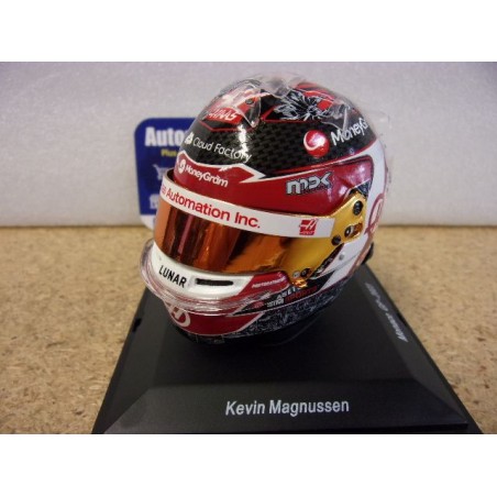 2023 Casque Kevin Magnussen HAAS Monaco GP 1/5 5HF100 Spark Model