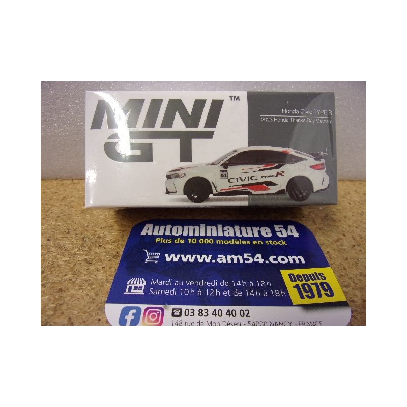 2023 Honda Civic Type R Thanks Day Vietnam MGT0626 True Scale Models Mini GT