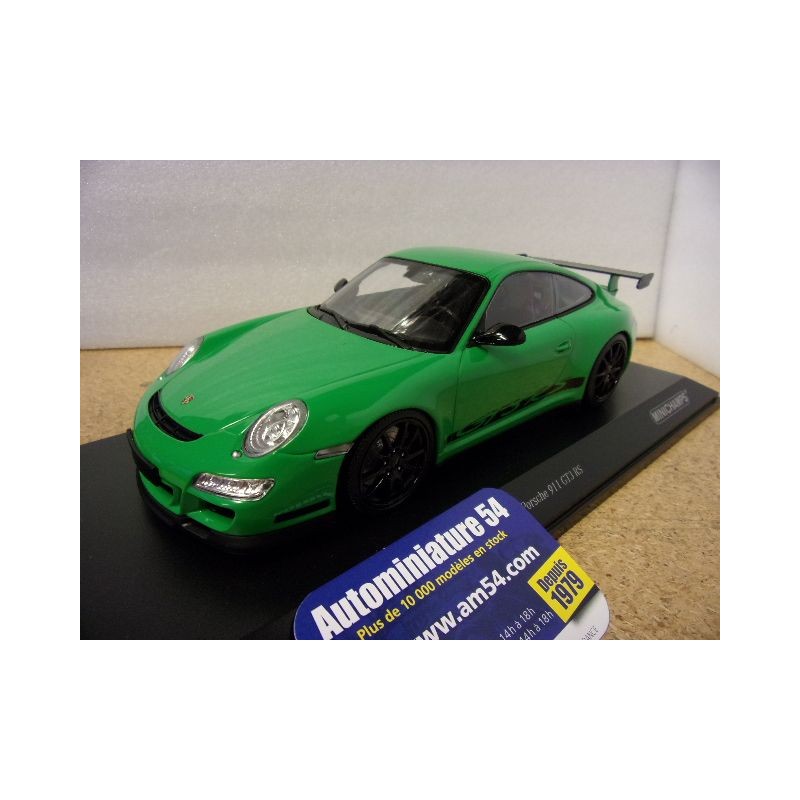 Porsche 911 - 997 GT3 RS Green 2007 155062124 Minichamps