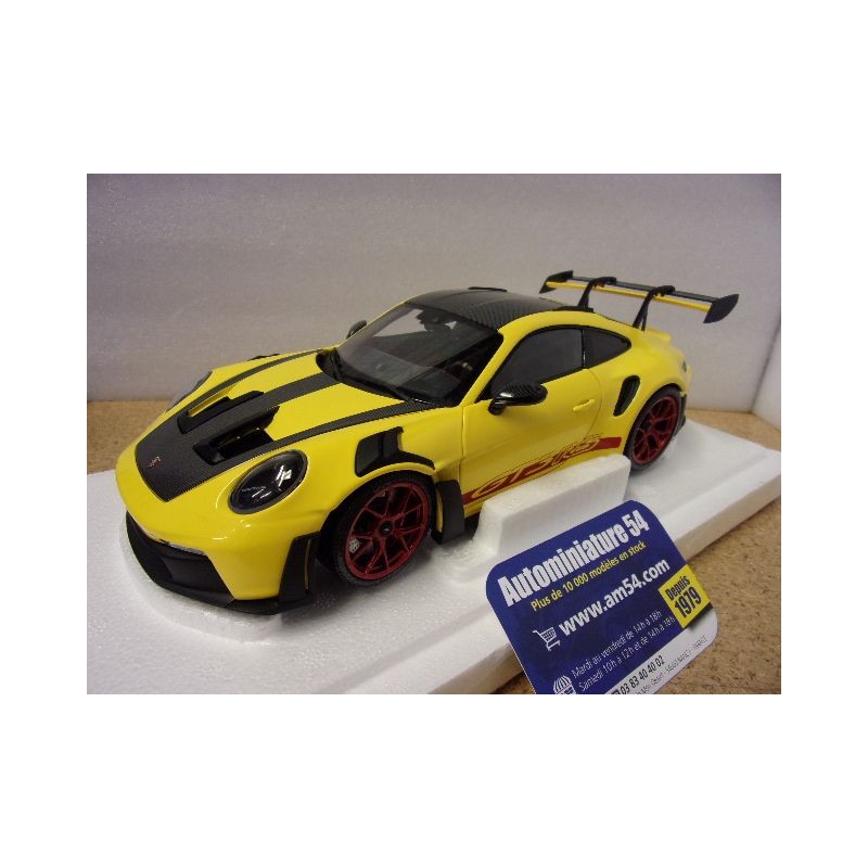 Porsche 911 - 992 GT3 RS yellow Weissach Package 2024 110062025 Minichamps