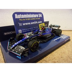 2022 Williams Mercedes FW44 n°45 Nyck De Vries Italian GP 417221645 Minichamps