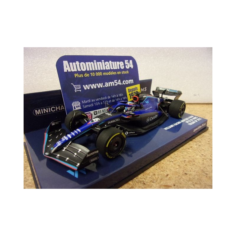 2022 Williams Mercedes FW44 n°45 Nyck De Vries Italian GP 417221645 Minichamps