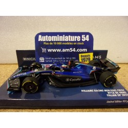 2022 Williams Mercedes FW44 n°45 Nyck De Vries Italian GP 417221645 Minichamps