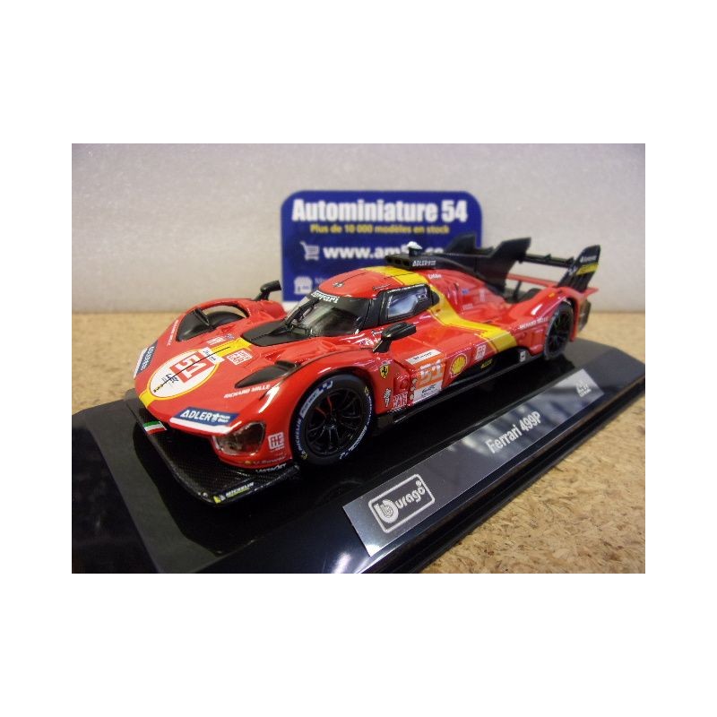 2023 Ferrari 499P AF Corse N°51 Pier Guidi - Calado - Giovinazzi 1st winner LE MANS 36312-51 Bburago Racing