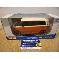 Volkswagen ID Buzz Combi Orange - White 32914OW Maisto 1.24