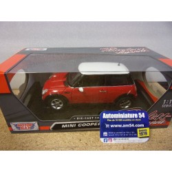 Mini Cooper red - White 73114RW MotorMax