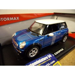 Mini Cooper Blue - White 73114BW MotorMax